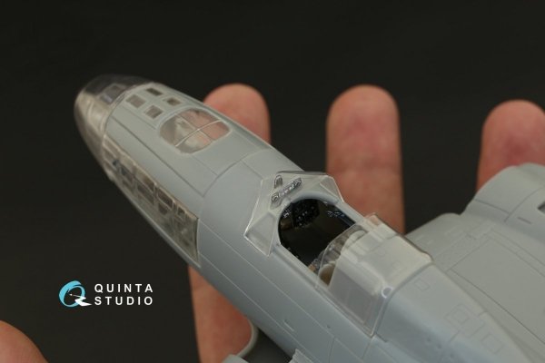 Quinta Studio QC48100 IL-4 vacuformed clear canopy (for Xuntong kit) 1/48