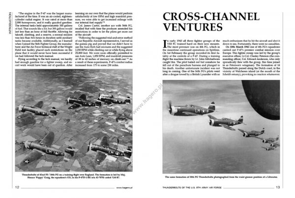 Kagero 12015 Thunderbolts of the U.S. 8th Army Air Force March 1943 - February 1944 EN