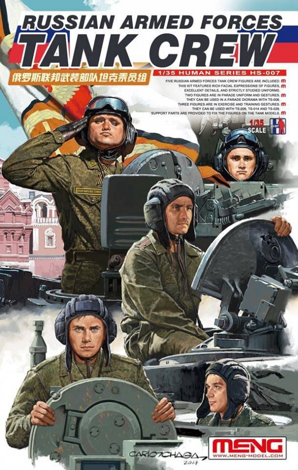 Meng Model HS-007 Russian Tank Crew 1/35