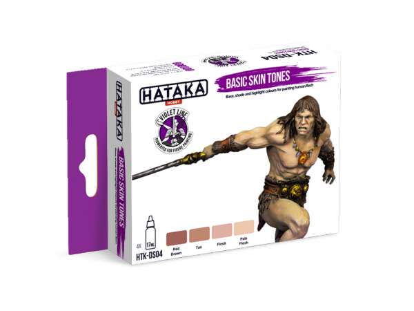 Hataka HTK-DS04 Basic Skin Tones Set 4x17ml
