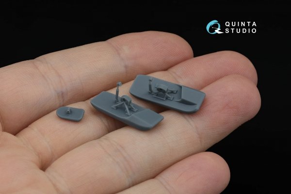 Quinta Studio QT72014 Yak-1 Ski landing gear (Zvezda) 1/72