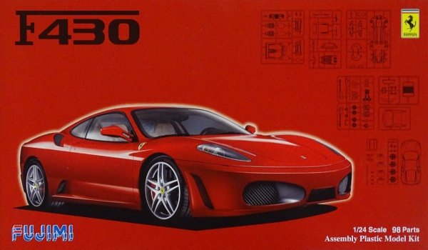 Fujimi 126357 Ferrari F430 / window mask 1/24