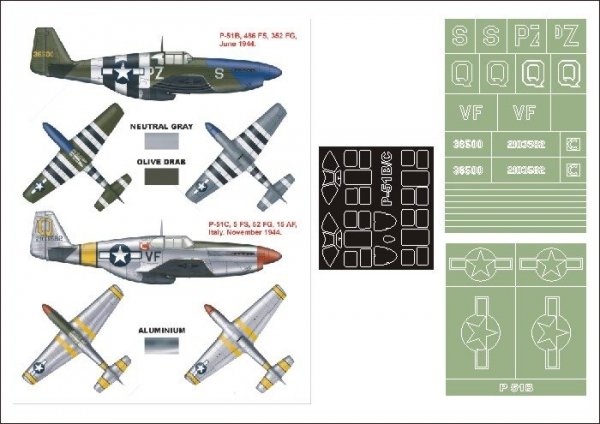 Montex K32129 P-51B/C Mustang 1/32