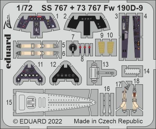 Eduard 73767 Fw 190D-9 IBG 1/72