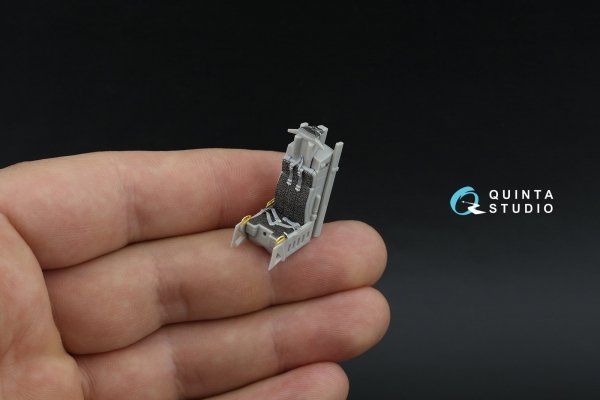 Quinta Studio QD48596 F-15E 3D-Printed &amp; coloured Interior on decal paper (Hasegawa) 1/48