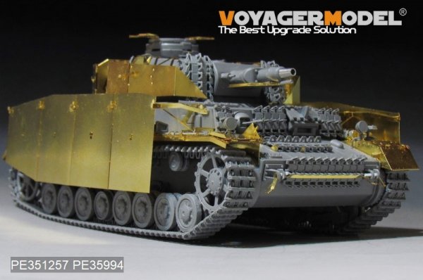 Voyager Model PE351257 WWII German Pz.Kpfw.IV Ausf.F1 LateProduction Basic For DRAGON 6957 1/35