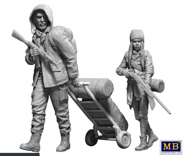 Master Box 24078 The Last Bridge. Post apocalyptic Series 1/24