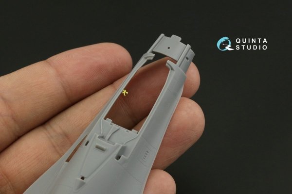 Quinta Studio QD72057 F-16CJ 3D-Printed &amp; coloured Interior on decal paper (Tamiya) 1/72