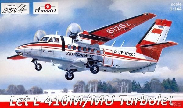 Amodel 01467-01 Let L410 M/Mu Turb (1:144)