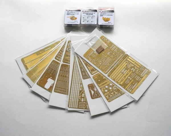 Flyhawk FH350113 WWII USS Heavy Cruiser Indianapolis CA-35 Super Detail Parts (for Trumpeter 05326) 1/350