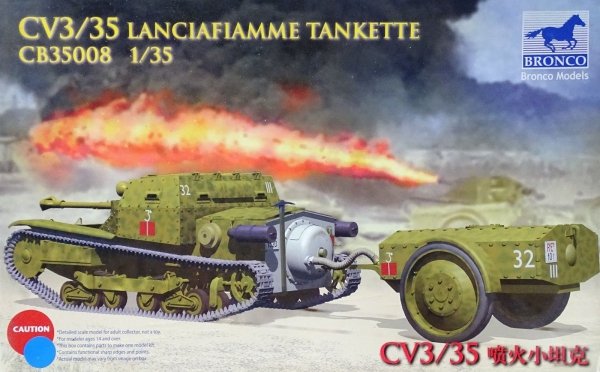Bronco CB35008 CV L3/35 Lanciafiamme Tankette 1/35