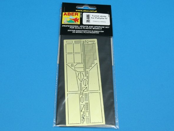 Aber 35A006 Osłony wieży do PzKpfw IV (1:35)