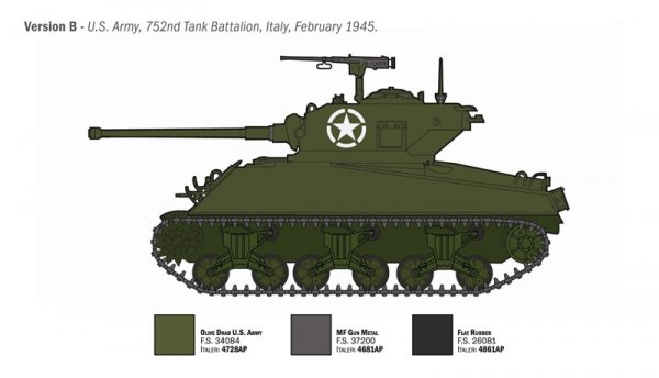 Italeri 96440 M4A3 76mm WET SHERMAN 1/35