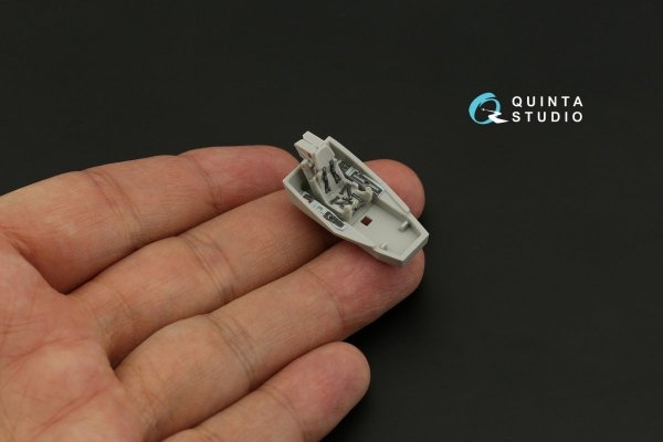 Quinta Studio QD72073 F-35A 3D-Printed &amp; coloured Interior on decal paper (Italeri/Zvezda) 1/72