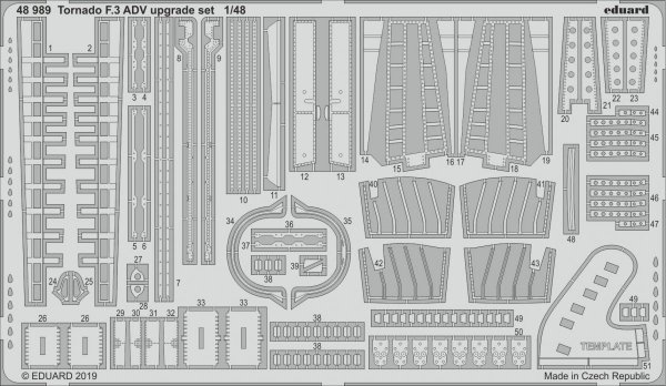 Eduard 48989 Tornado F.3 ADV upgrade set 1/48 EDUARD