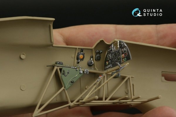 Quinta Studio QD32140 Hawker Hurricane Family 3D-Printed &amp; coloured Interior on decal paper (Fly) 1/32