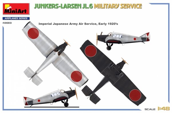 MiniArt 48013 Junkers-Larsen JL.6 1/48