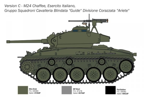 Italeri 6761 M24 CHAFFEE 1/35