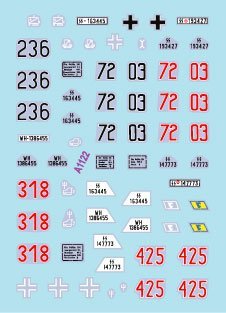 Star Decals 72-A1122 SdKfz 250 'neu' # 1 SdKfz 250/1 and SdKfz 250/3 on the West Front 1/72