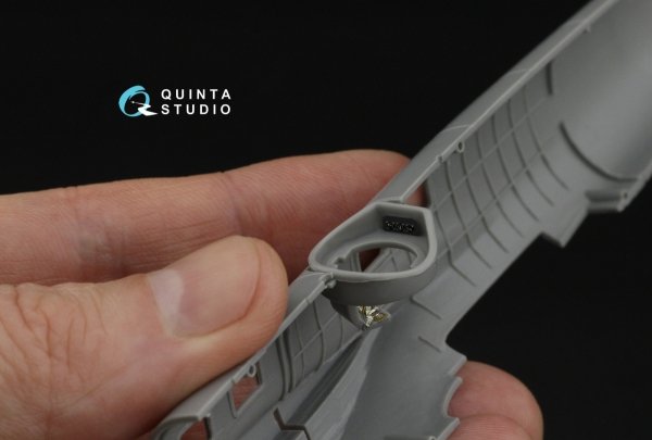 Quinta Studio QD72081 He 111 P/H 3D-Printed &amp; coloured Interior on decal paper (Hasegawa) 1/72