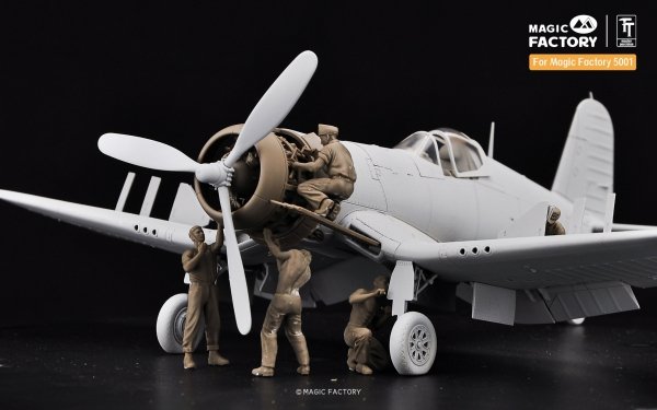 Magic Factory 7507 US WWII Ground Service Crew Set 1/48