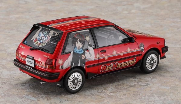 Hasegawa SP633 Toyota Starlet EP71 &quot;Rei Hazumi&quot; w/ Figure 1/24