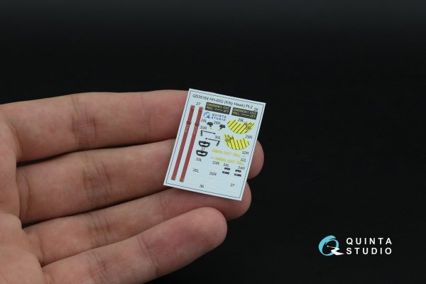 Quinta Studio QD35164 HH-60G Pave Hawk 3D-Printed &amp; coloured Interior on decal paper (Kitty Hawk) 1/35