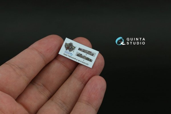 Quinta Studio QD72200 A-4E 3D-Printed &amp; coloured Interior on decal paper (Fujimi/Hobby 2000) 1/72