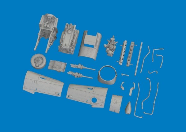 Eduard 672402 Bf 109G-10 Erla engine PRINT Eduard 1/72