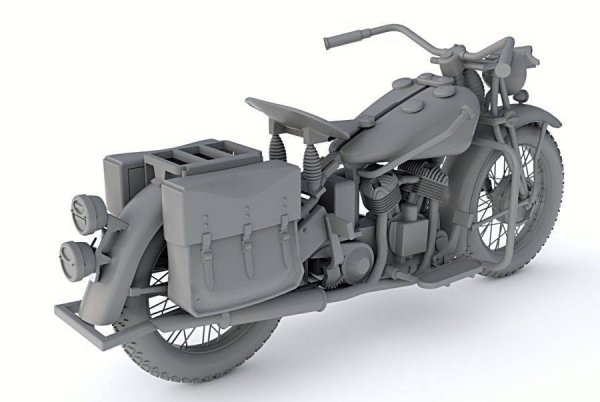 Thunder Model 35003 US Military Motorcycle Indian 741B 1/35