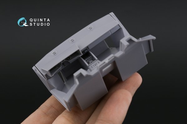 Quinta Studio QD24012 Lamborghini Countach 5000 QV 3D-Printed coloured Interior on decal paper (Aoshima) 1/24