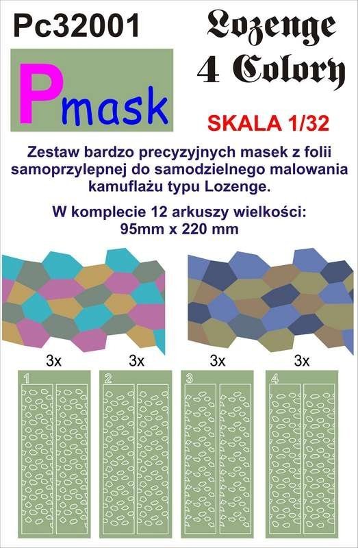 P-Mask PC32001 LOZENGE 4 KOLORY (1:32)