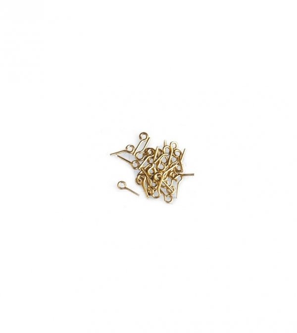 ARTESANIA LATINA 8603 Szpilki mosiężne z oczkami / Brass pins with eyelets - 7 mm 60 szt