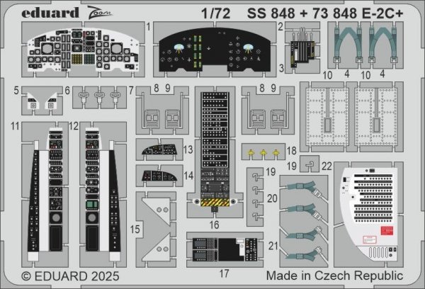 Eduard 73848 E-2C+ Heller 1/72