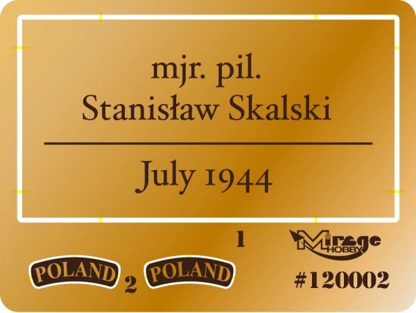 Mirage 120002 W/Cdr Stanisław SKALSKI (July 1944) 200mm