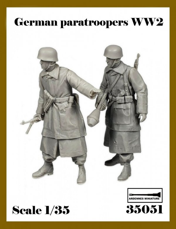 Ardennes Miniature 35051 GERMAN PARATROOPERS WW2 1/35