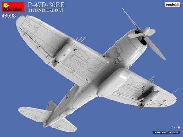 MiniArt 48023 P-47D-30RE THUNDERBOLT. BASIC KIT 1/48