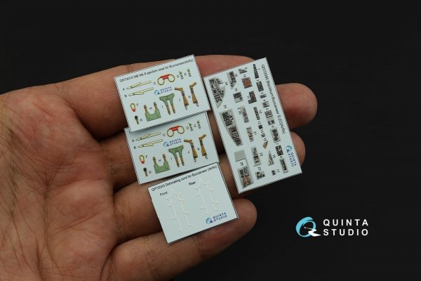 Quinta Studio QD72095 Blackburn Buccaneer S.2C 3D-Printed &amp; coloured Interior on decal paper (Airfix) 1/72