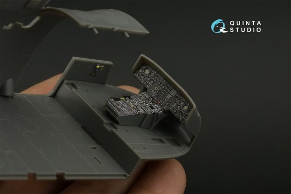 Quinta Studio QDS-48431 Westland Sea King HU.5 3D-Printed &amp; coloured Interior on decal paper (Airfix) (Small version) 1/48
