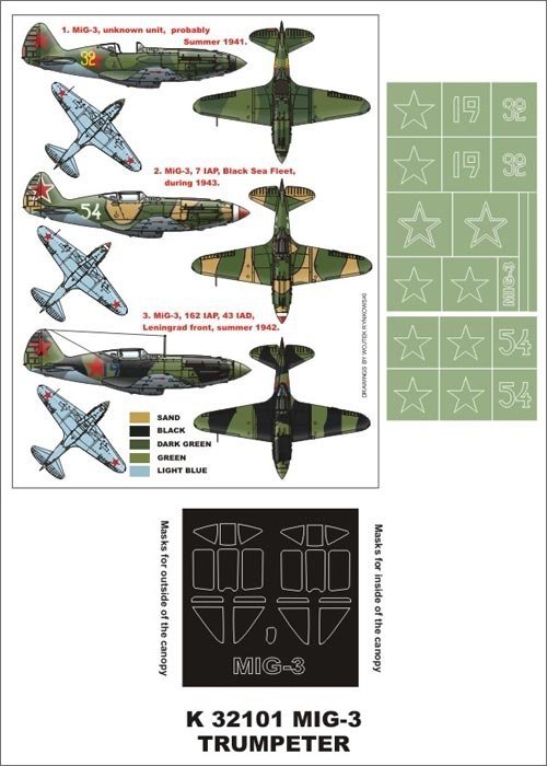 Montex K32101 MiG - 3 1/32