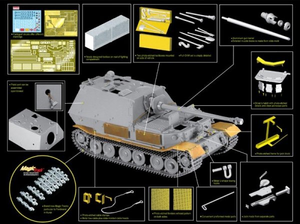 Dragon 6495 Sd.Kfz.184 Ferdinand - Kursk 1943 (1:35)