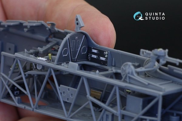 Quinta Studio QD48255 Swordfish Mk.I 3D-Printed &amp; coloured Interior on decal paper ( Tamiya ) 1/48