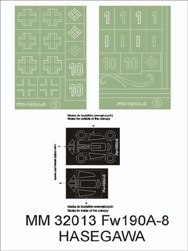 Montex MM32013 Fw-190 A-8 HASEGAWA
