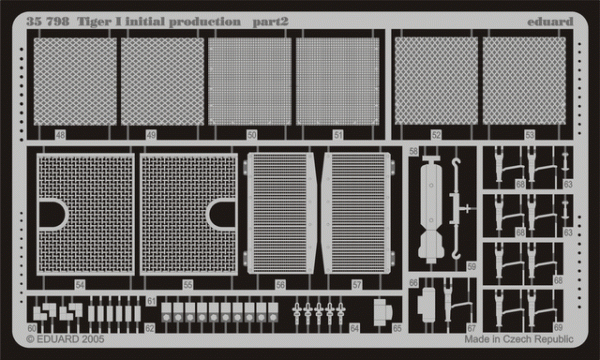 Eduard 35798 Tiger I initial production for DRAGON 1/35
