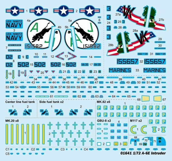 Trumpeter 01641 A-6 E Intruder 1/72