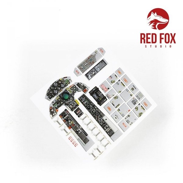 Red Fox Studio QS-32123 F-104C Starfighter (for Italeri kit) 1/32
