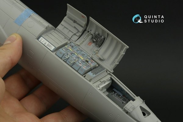 Quinta Studio QD32141 F-104G 3D-Printed &amp; coloured Interior on decal paper (Italeri) 1/32