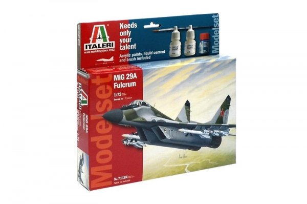 Italeri 71184 MIG - 29A Fulcrum- ZESTAW MODELARSKI