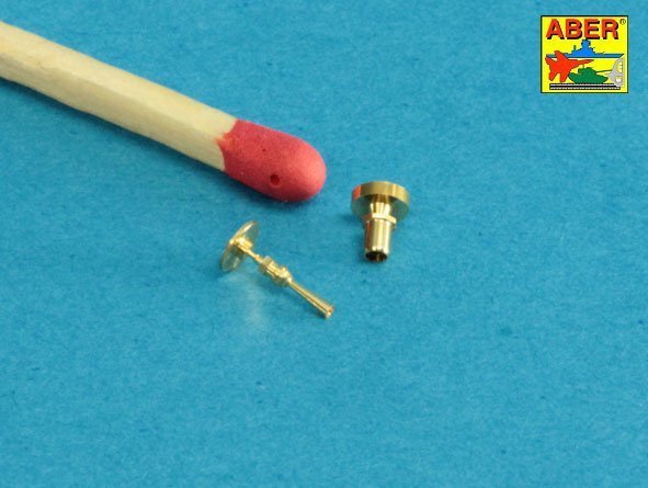 Aber 35L-171 Set of gun barrel tips for MG 08 x3 pcs. And barrel tips for MG 08/15 x 3 pcs. (1:35)