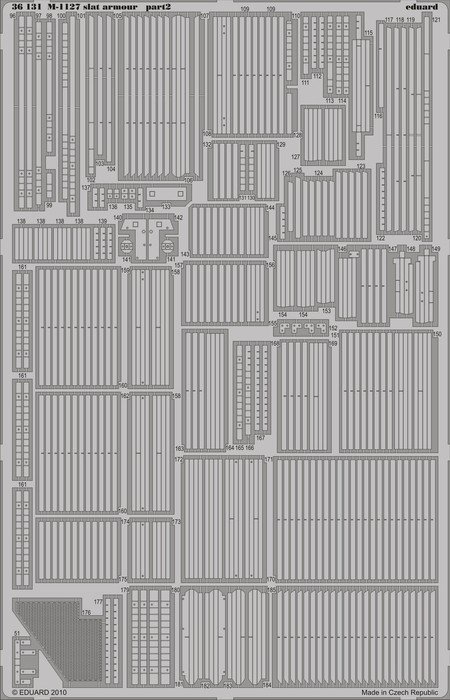Eduard 36131 M-1127 slat armour 1/35 Trumpeter